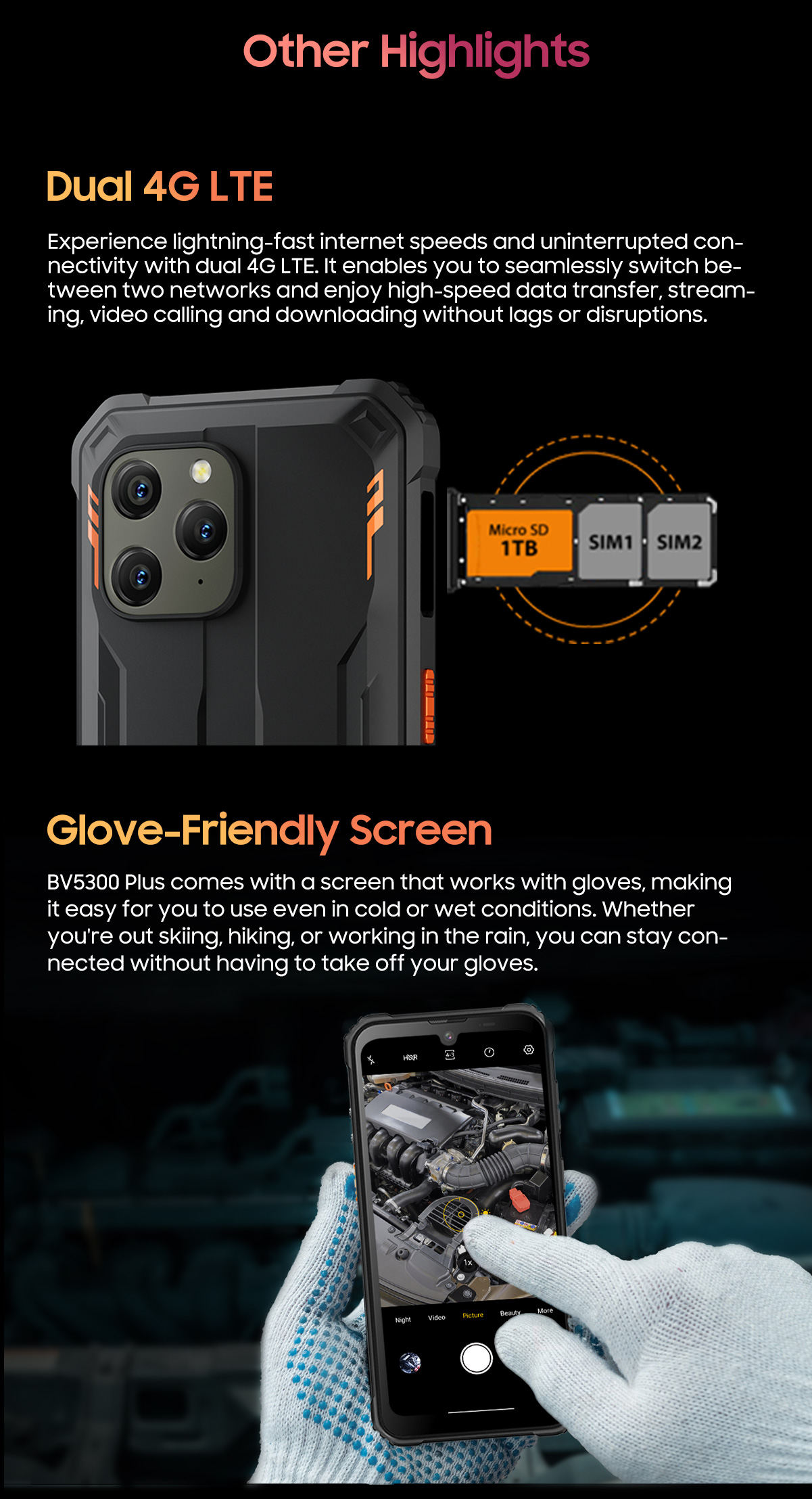 Blackview BV5300 Plus Outdoor Smartphone