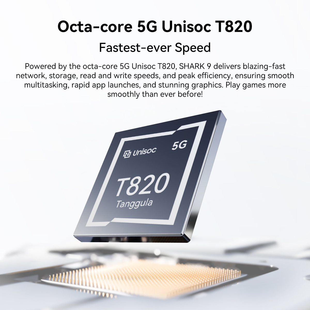Blackview Shark 9 Octa Core Unisoc T820 Prozessor 5G Smartphone